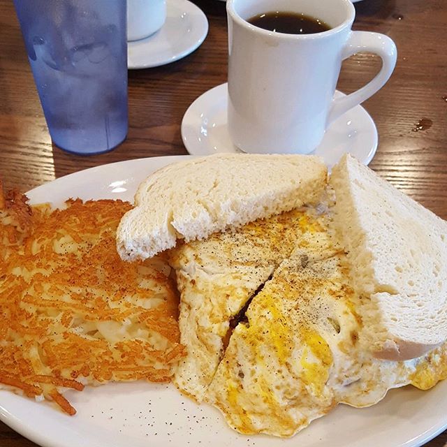 It&rsquo;s time to rise and eat!  Nothing better than a hot cup of coffee with a side of delicious from @nicoshomestyle