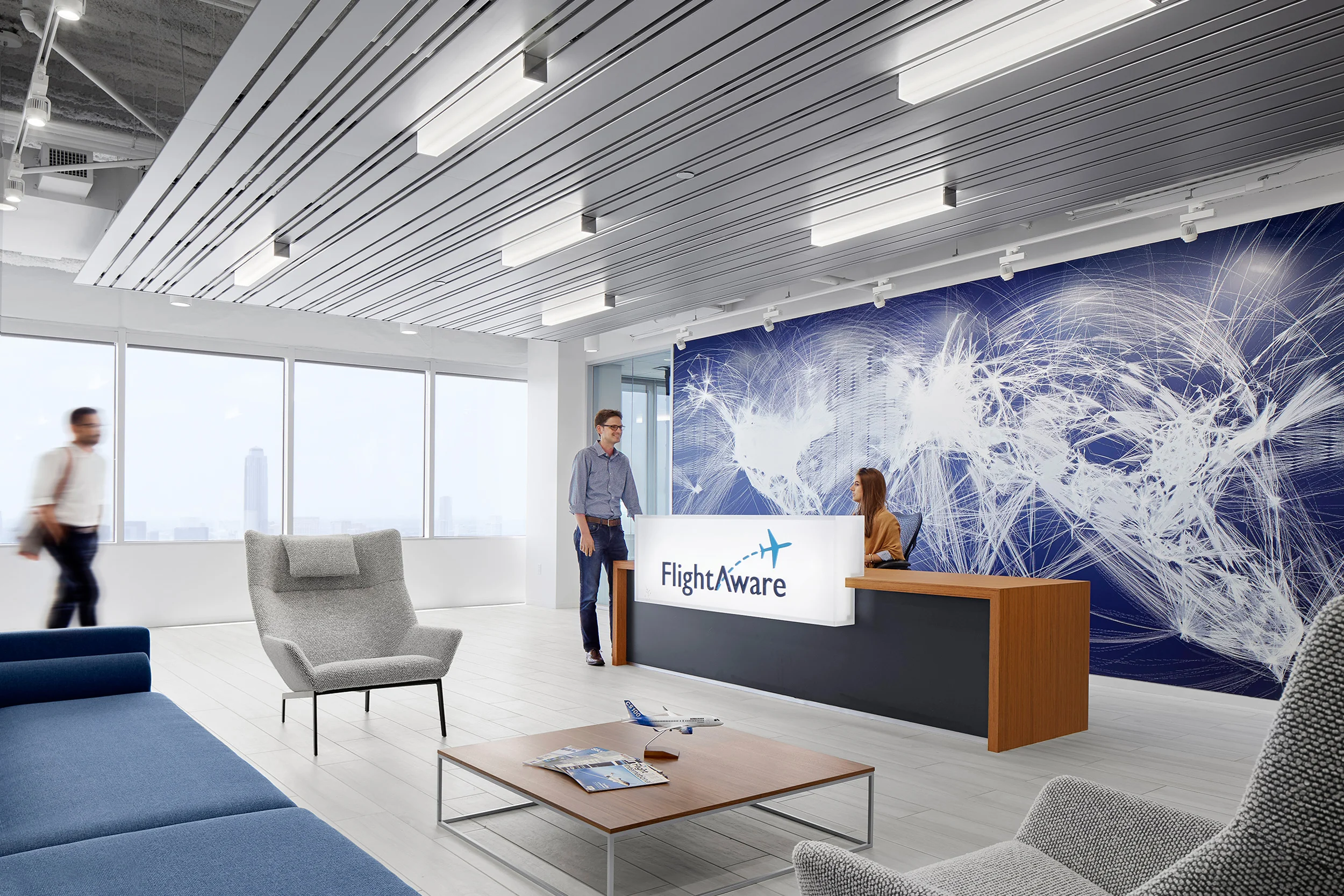 FlightAware Gensler Houston, TX © Jonathan Dean