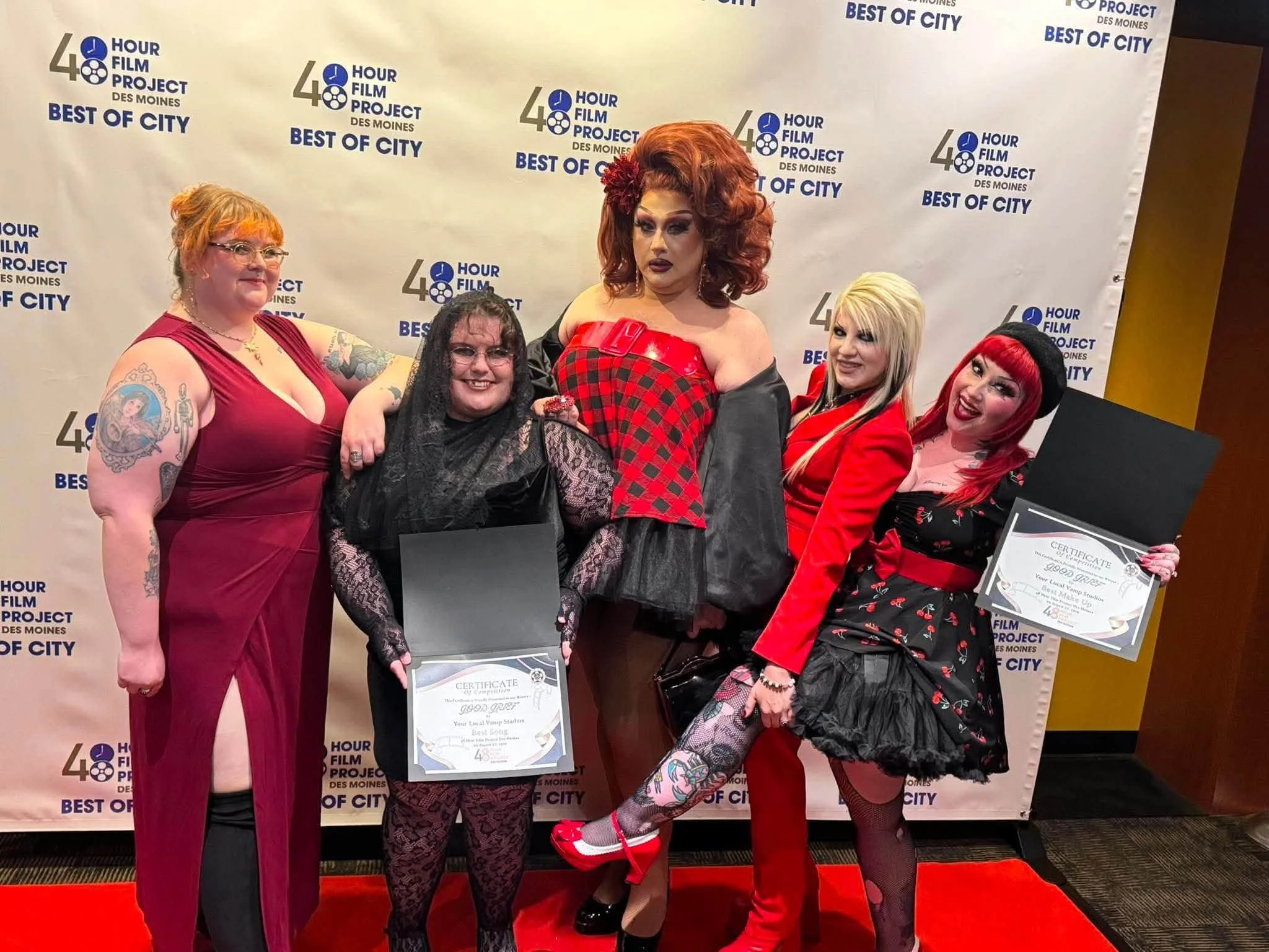 Winner of Best Song + Best Makeup