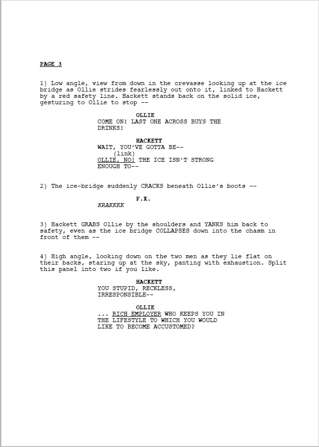 Green Color Script How to Easily Format a Comic Book Script — Kenny Porter