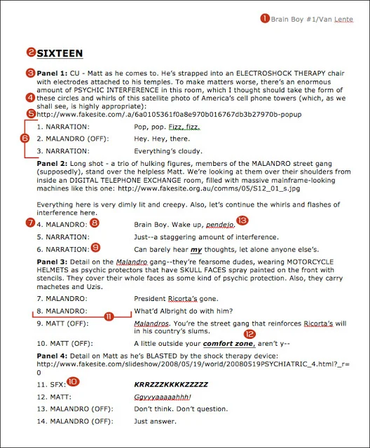 How to Easily Format a Comic Book Script — Kenny Porter