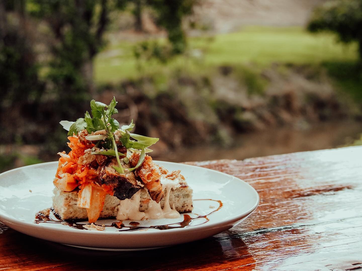 Join us for brunch on the deck! Try our Japanese style pancake with free range roast pork belly &amp; house made kimchi, it&rsquo;s a flavour bomb! We are soon to change the menu so get in before it&rsquo;s gone.