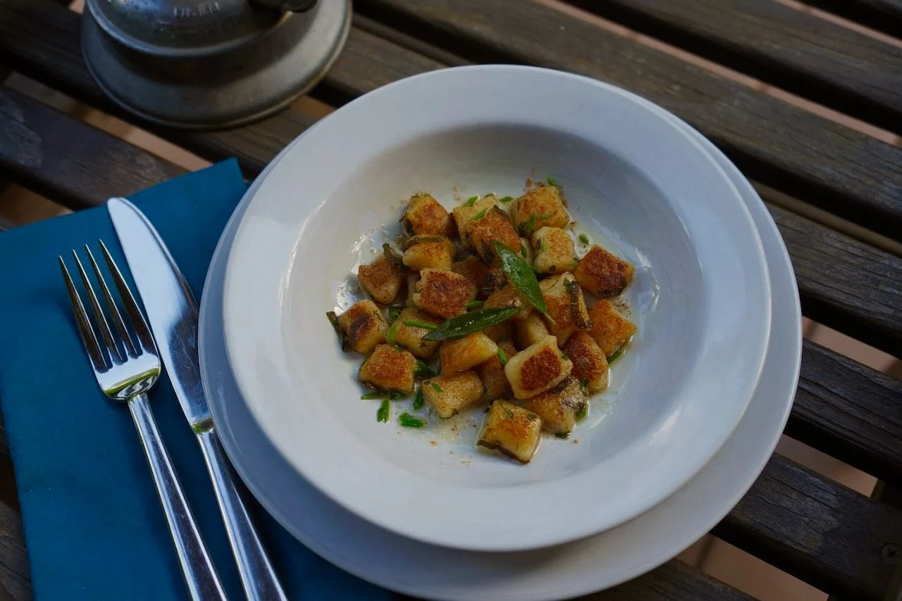 Chilly winter weekend + gnocchi w/browned butter and sage = really good. #unplugged #slowcooking #winterfood #comfortfood
