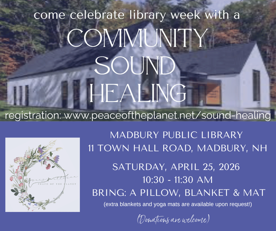 National Library Week Community Sound Healing