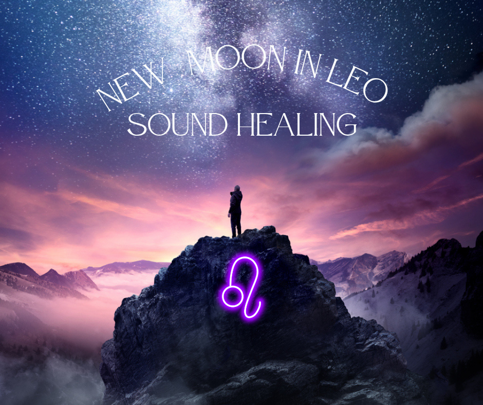 New Moon in Leo &amp; Solar Eclipse Sound Healing