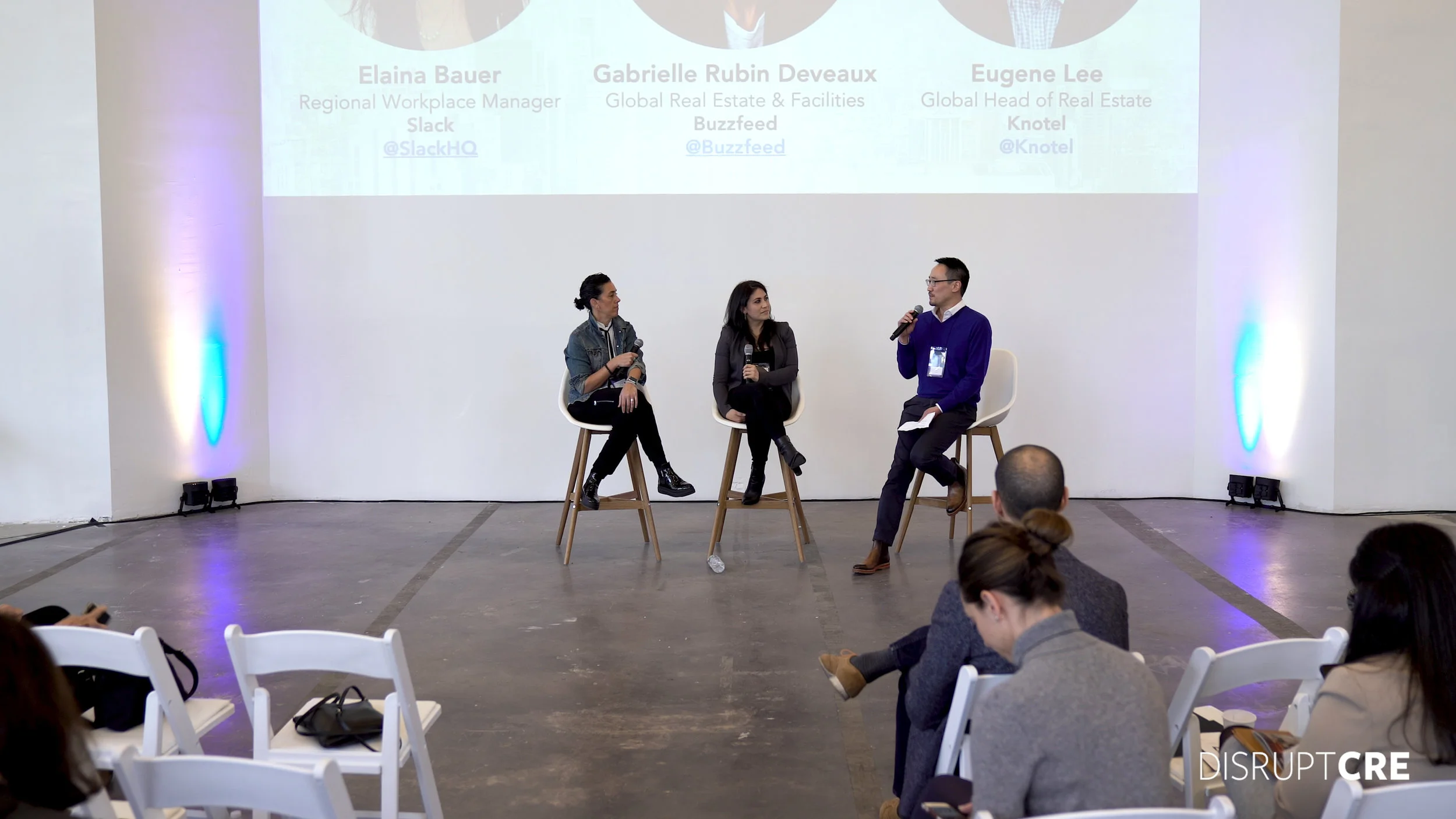 From left to right: Gabrielle Rubin Deveaux, Elaina Bauer, & Eugene Lee