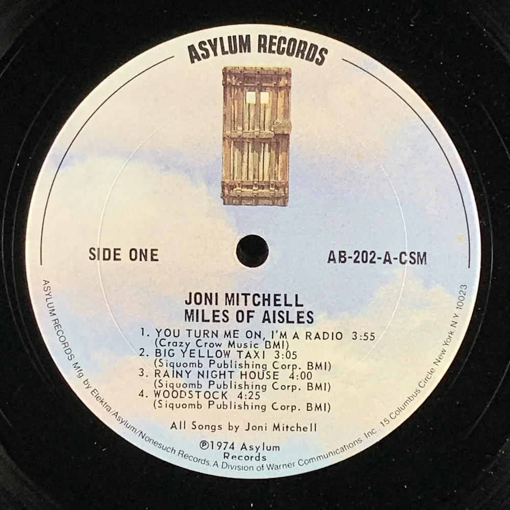 Joni Mitchell & The L.A. Express ‎– Miles Of Aisles — Muse Lightning
