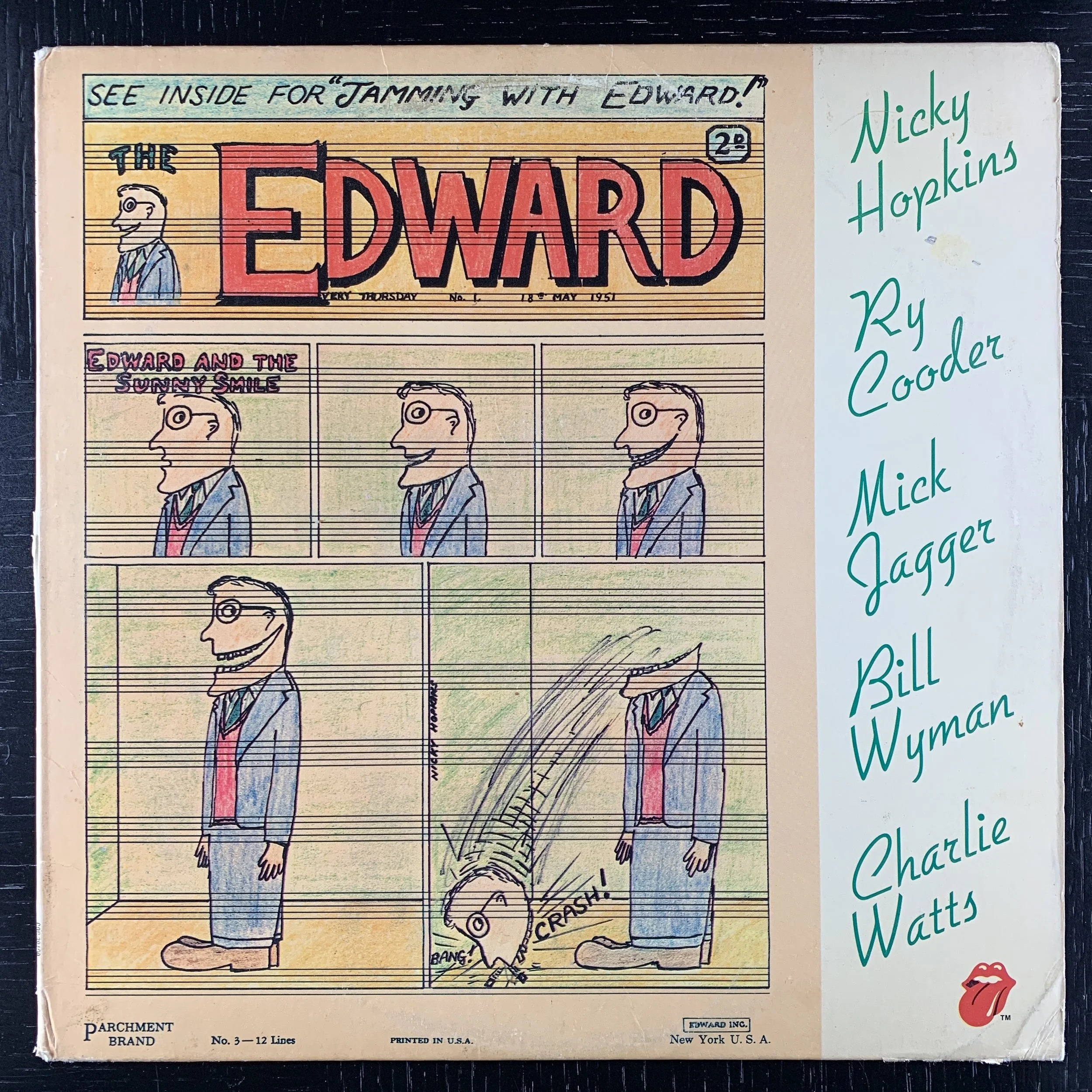 Nicky Hopkins, Ry Cooder, Mick Jagger, Bill Wyman, Charlie Watts ‎– Jamming With Edward!