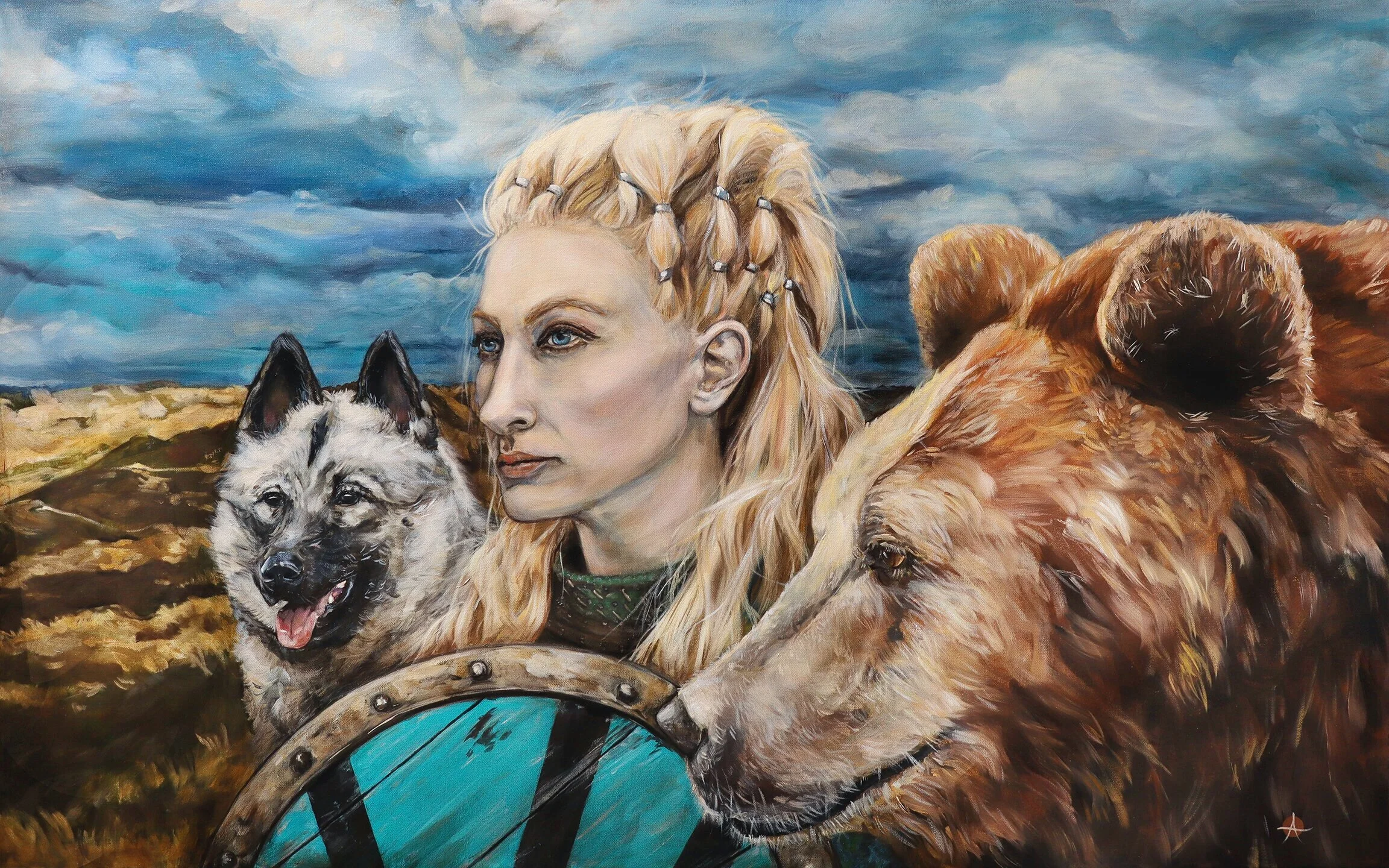 Legertha, a Viking Shield-maiden from Norse Mythology