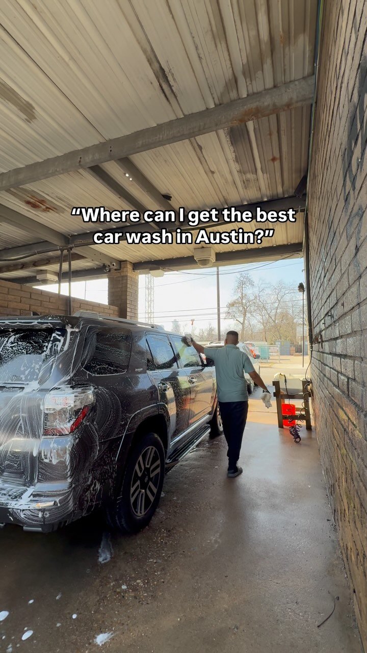 Look no further 😎 #carwash #austintexas #austintx #handwash