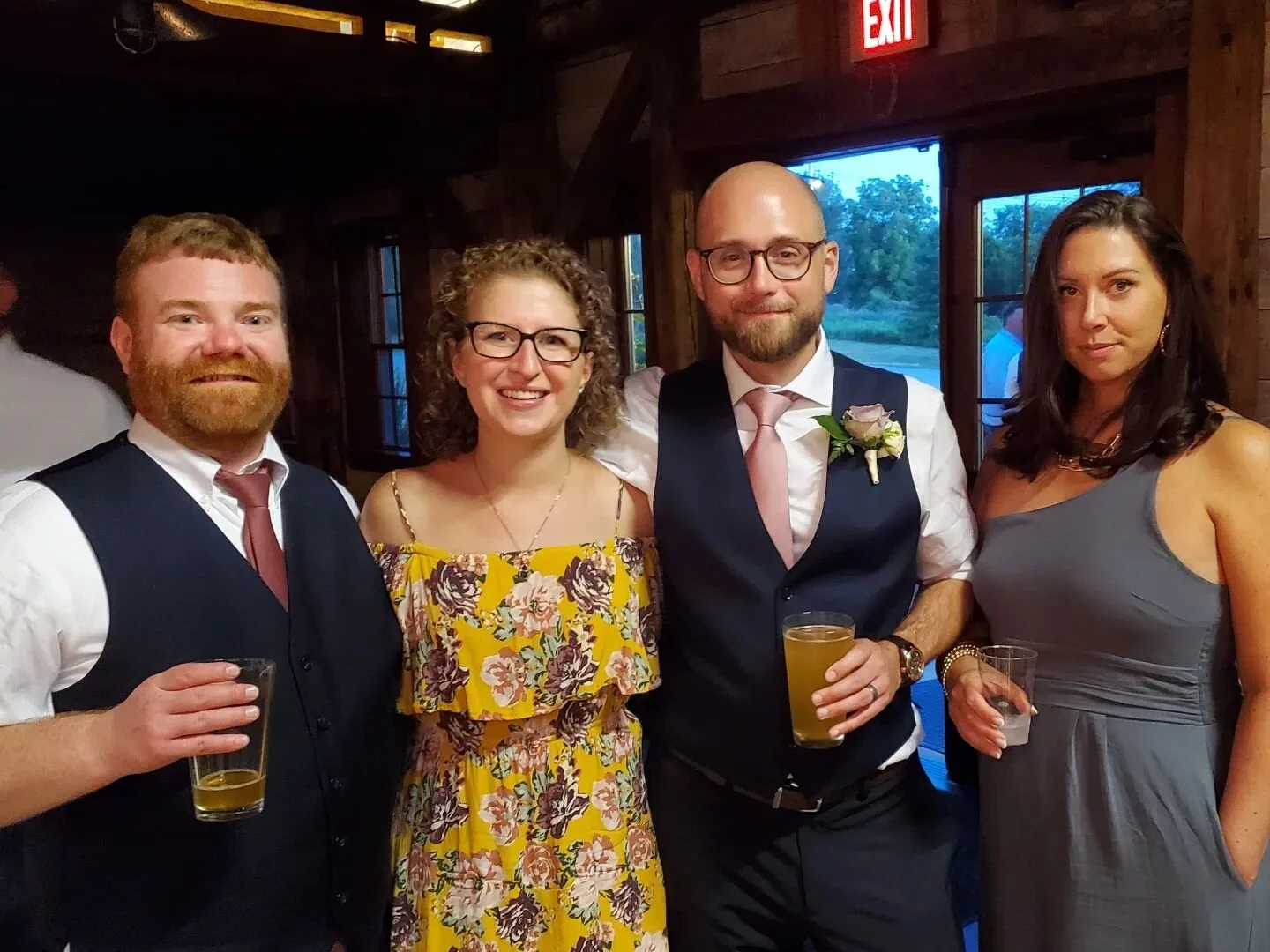 I'm so grateful I get to call these people my friends. And so happy I got to see the fella on the left marry the love of his life, such a beautiful bride and amazing woman!! 

Cheers to John &amp; Kasey and the many great years of love ahead! ❤️
