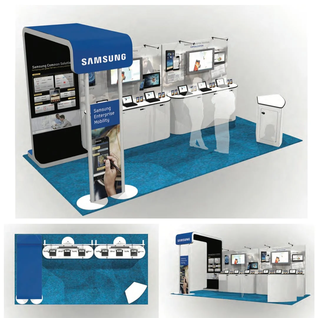 Samsung 20x10 booth