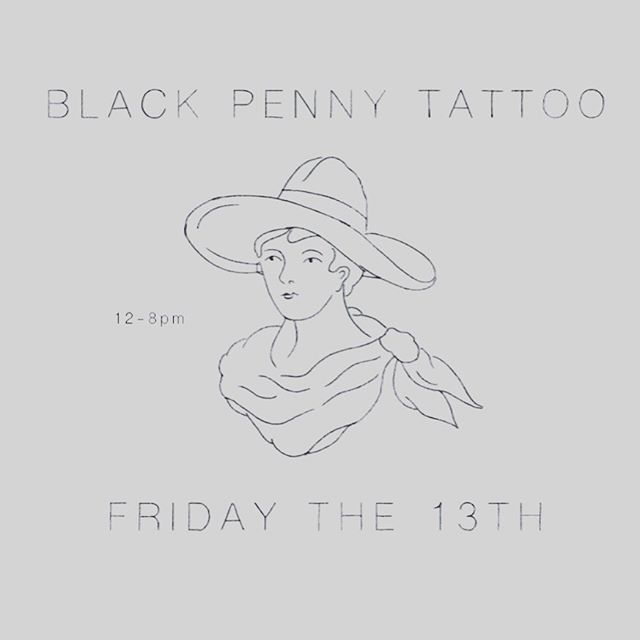 We will be participating in this Friday the 13th. Tattoos are $31 + 9 dollar tip we will be releasing a flash sheet by Thursday evening. There will be no alterations to designs FLASH ONLY! Thank you all and we look forward to a fun event! Please comm