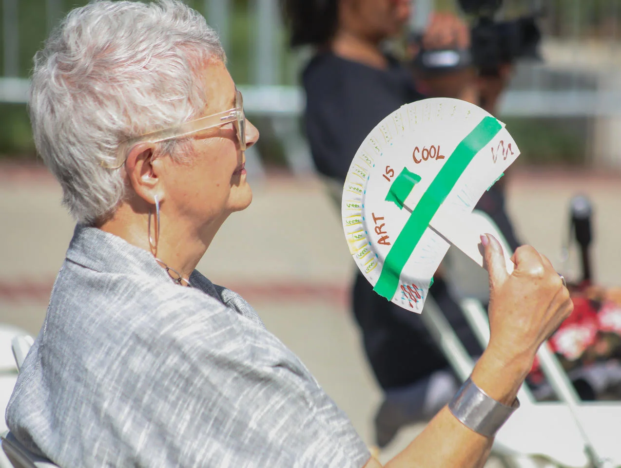 Fan making from the Crocker Art Museum