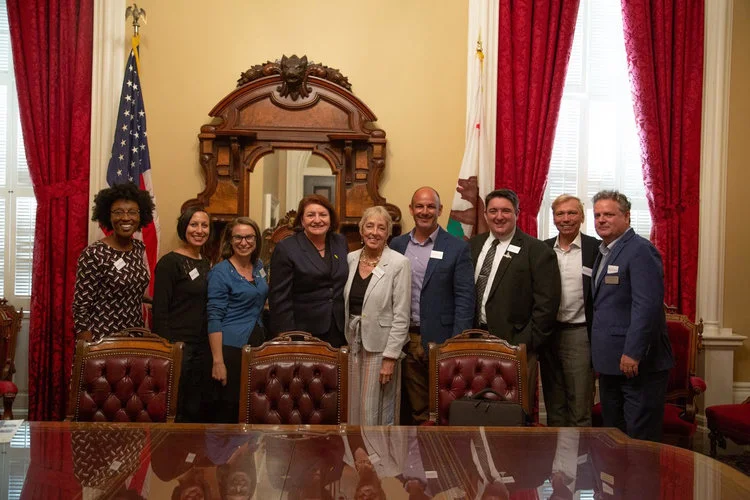 San Diego delegations with Senator Atkins