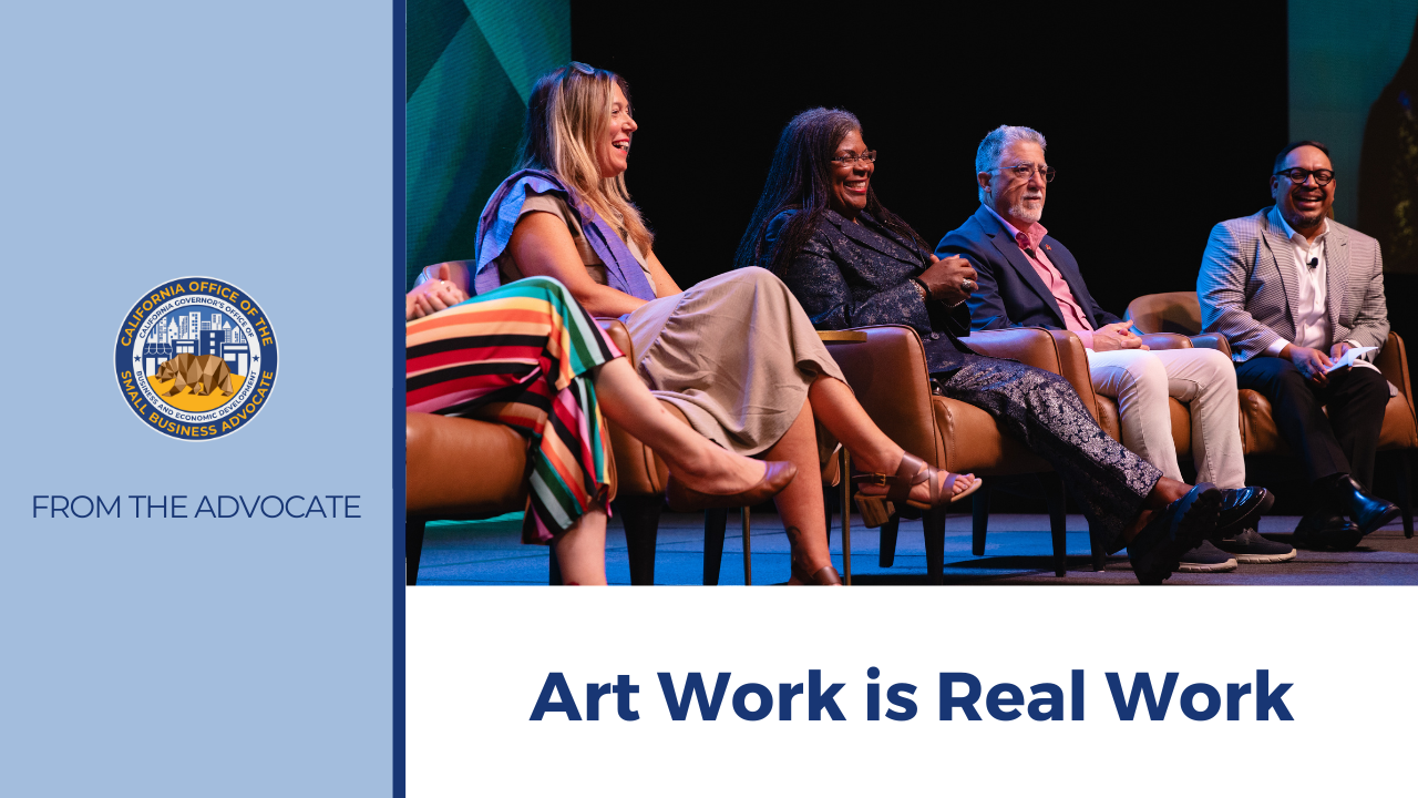 From the Advocate: Art work is Real Work