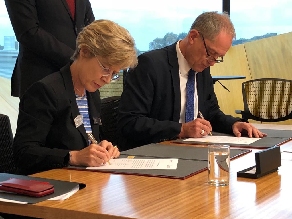 UBT Officials sign LOI with La Trobe University