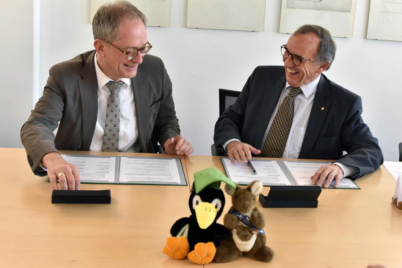 The University of Melbourne visits UBT and signs MOU renewal