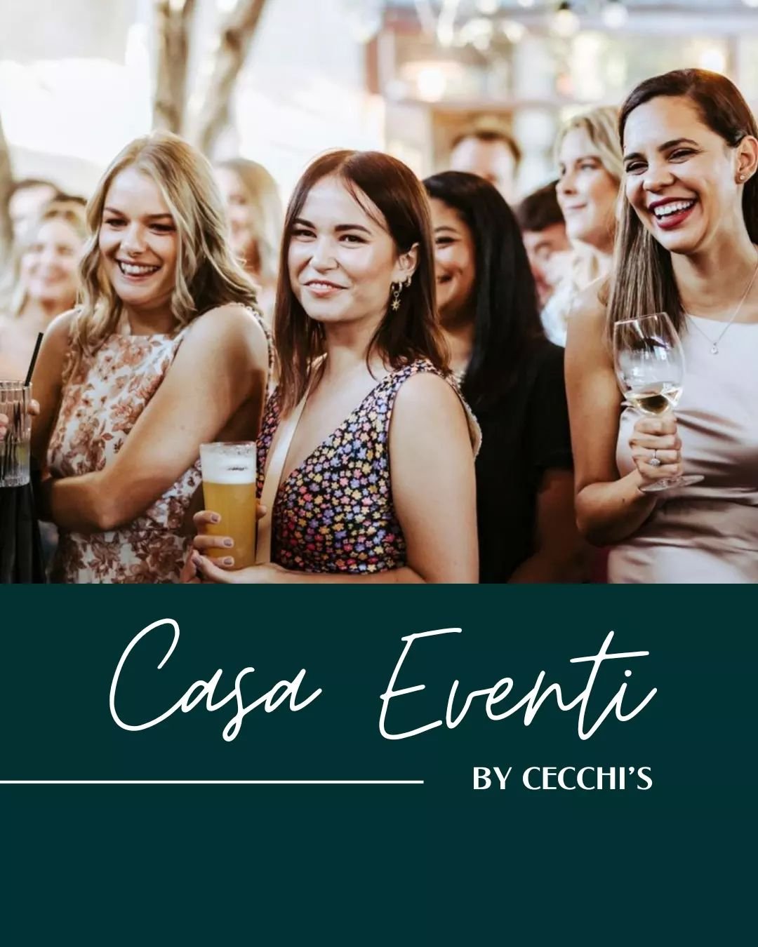 Casa Eventi! 🌹&nbsp;

Celebrating? Host your next event with us on Beaufort St!

Expect the same delicious Italian fare and delectable beverages from the original Cecchi's venue located just across the road. Our space is perfect for intimate wedding