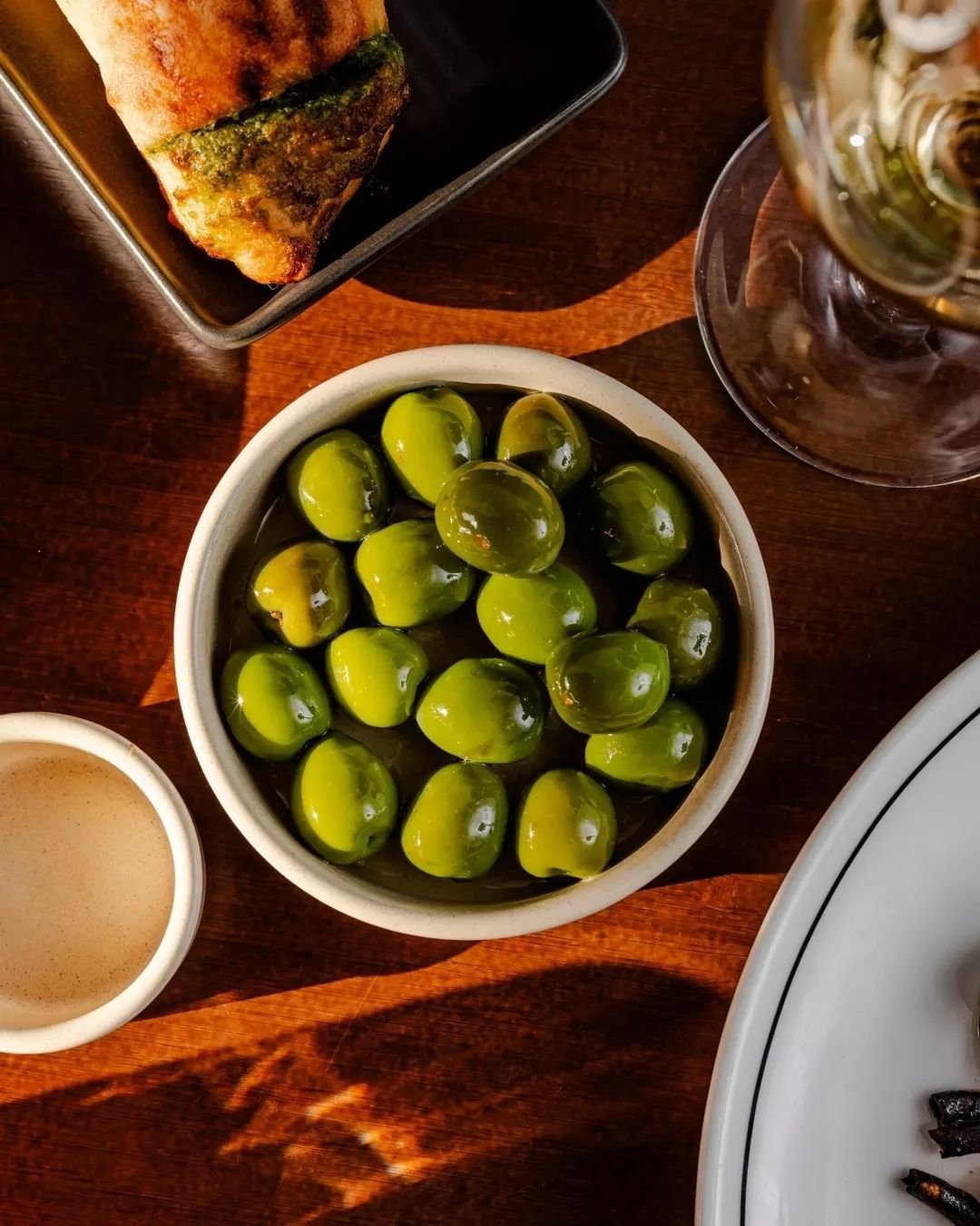 Always start with marinated Sicilian olives!&nbsp;

Here from 4pm till late. Link in bio to book!