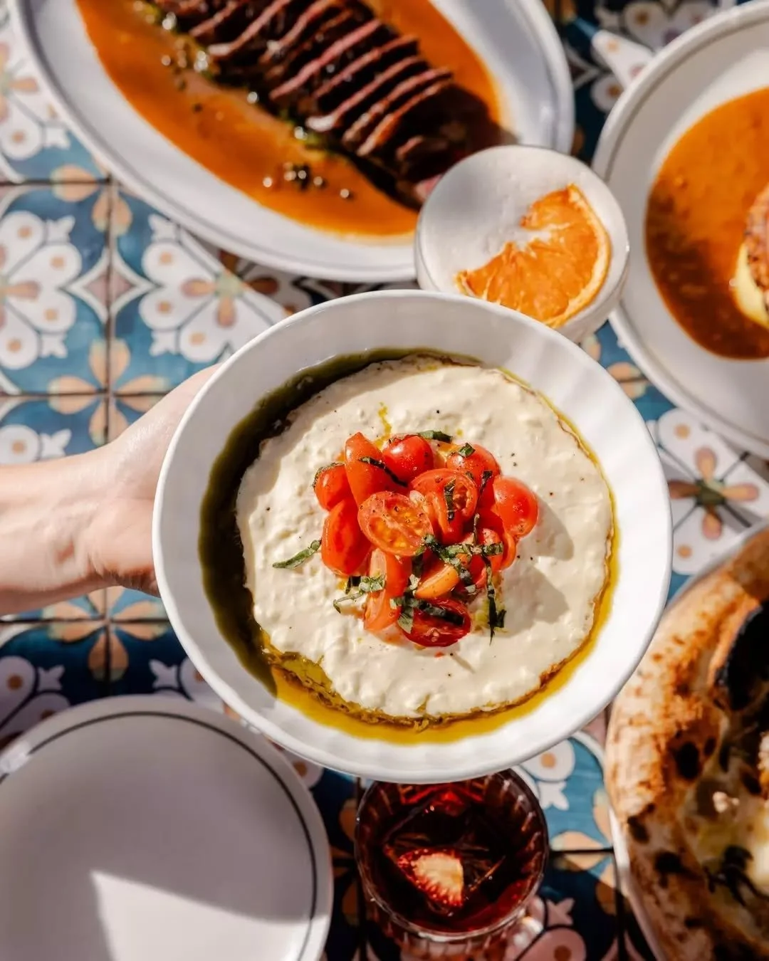 La Delizia stracciatella, ripe heirloom tomatoes and a split basil dressing 🍅
Simple, fresh and full of flavour. Just how we like it at Cecchi&rsquo;s.