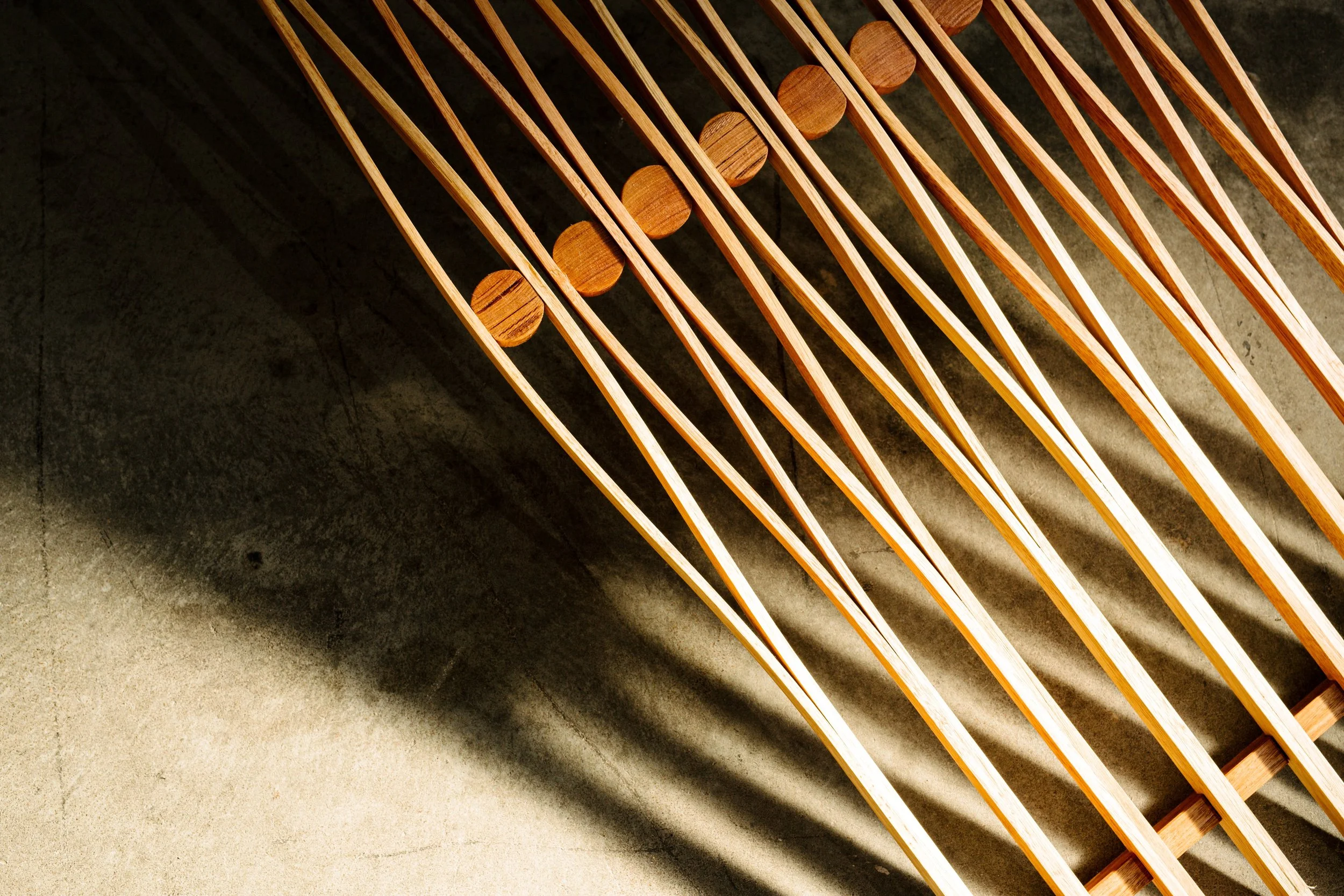 Grass-place screen, detail