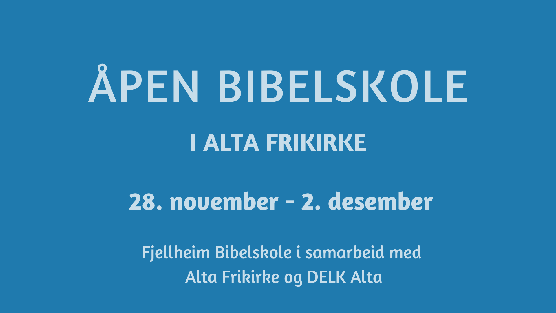 Åpen Bibelskole