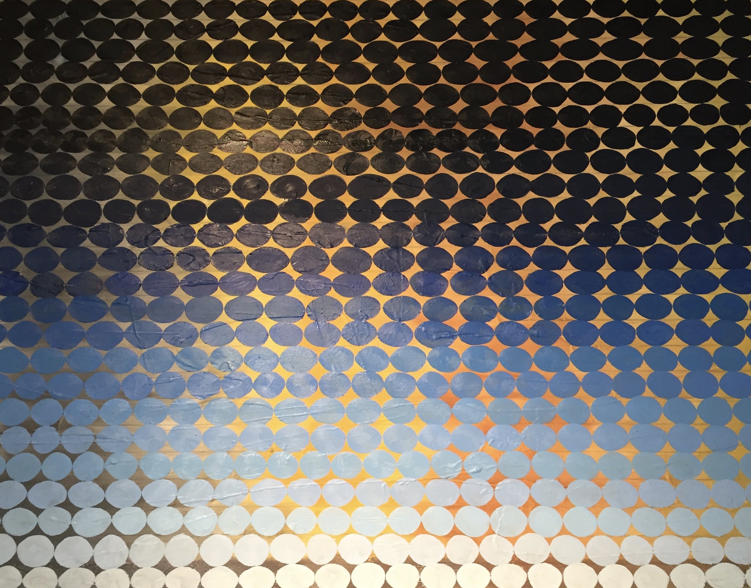 Looking at the Skies through Flies Eyes, oil on canvas, 122 x 91cm, 2007
