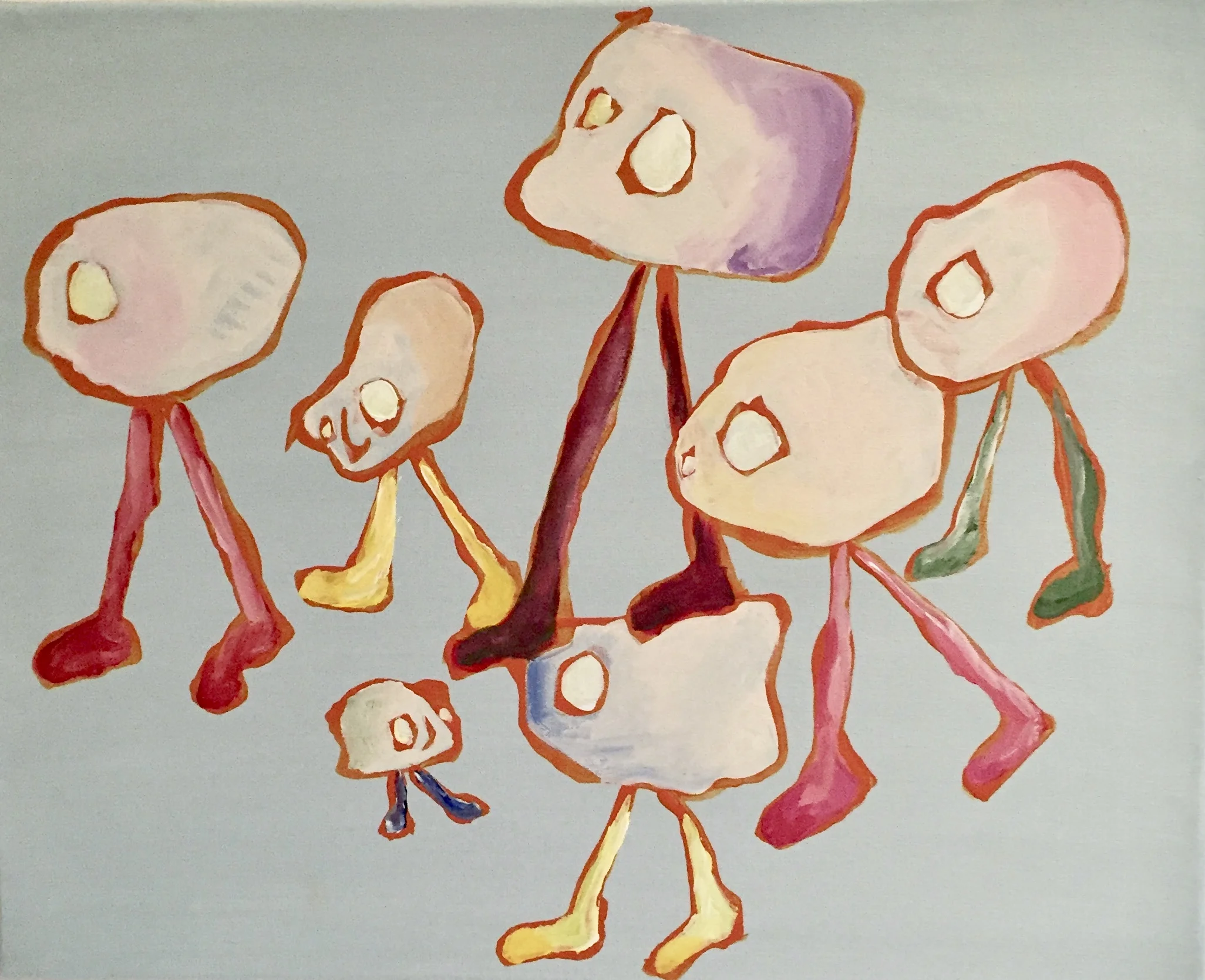 Feeling Small, acrylic on canvas, 50 x 40cm, 2017