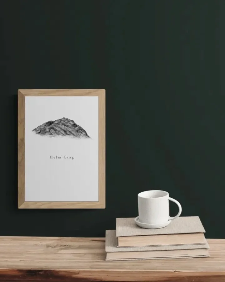 Lake District Helm Crag Print