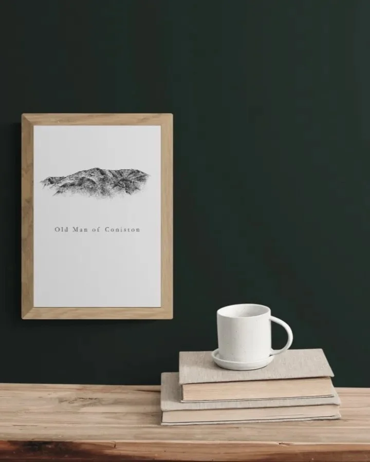 Lake District Old Man of Coniston Print