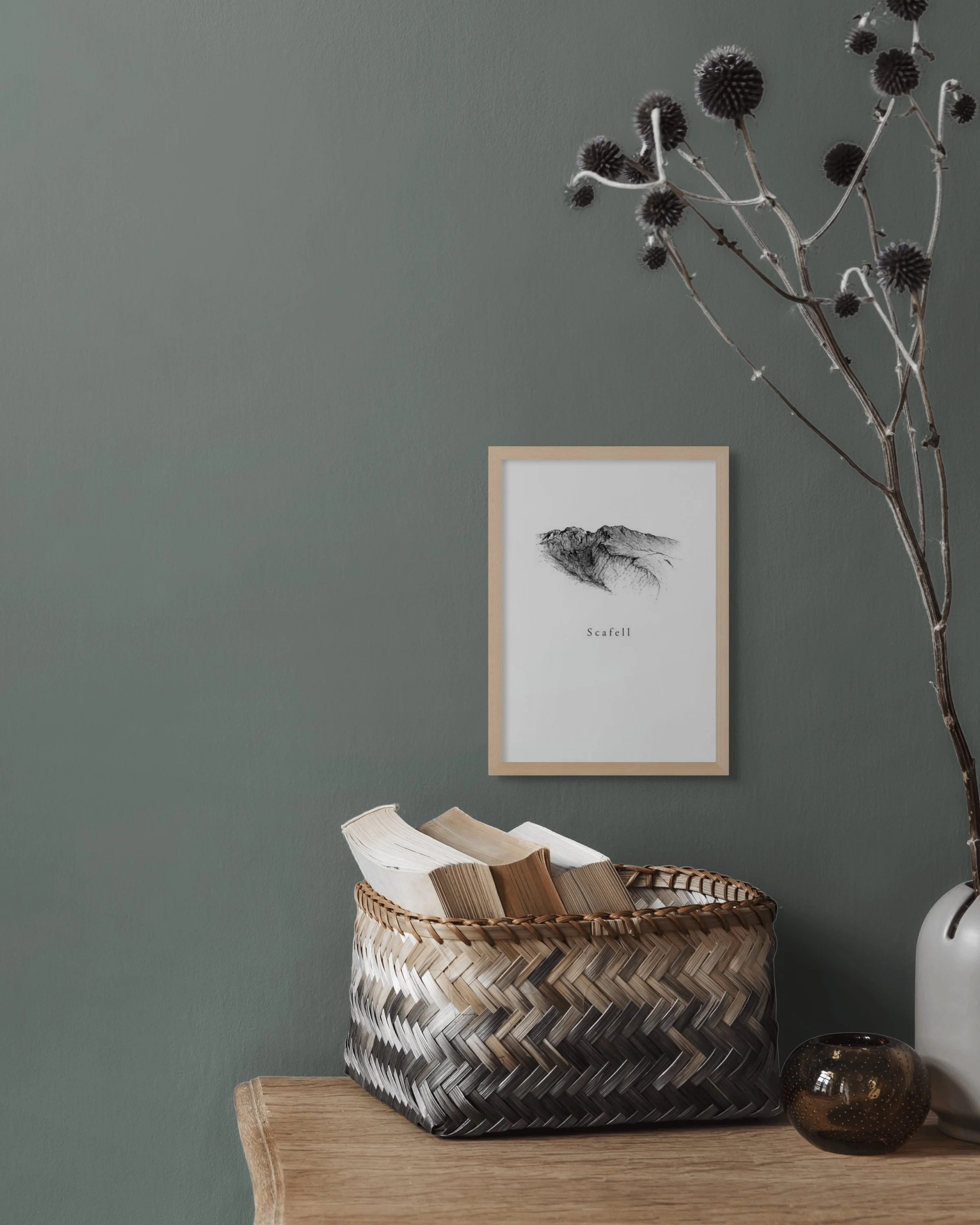 Lake District Scafell Print