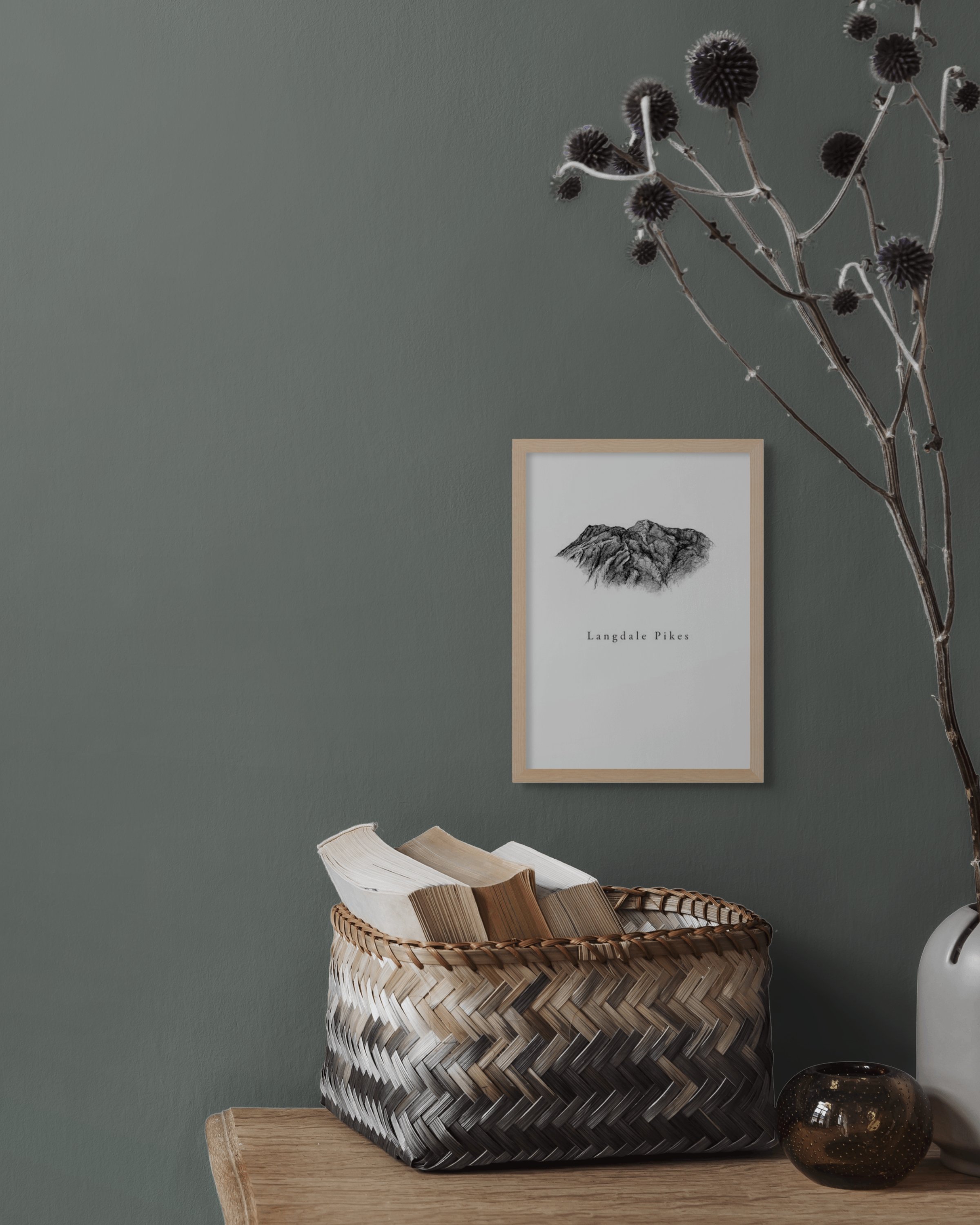 Lake District Langdale Pikes Print