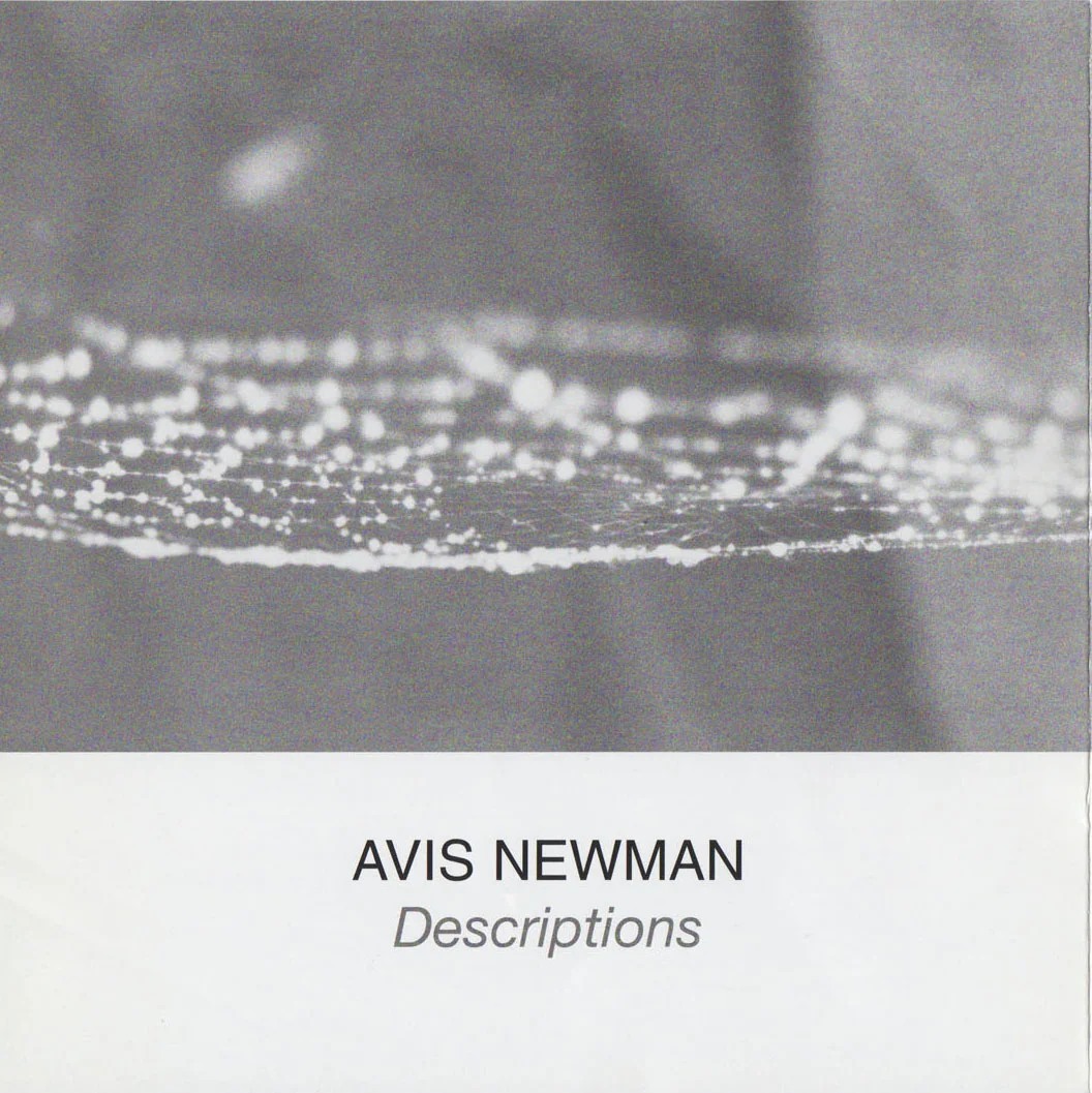  Descriptions  Publisher: Museum of Contemporary Art, Sydney 2003  Exhibition pamphlet to accompany the solo exhibition Descriptions at Museum of Contemporary Art, Sydney, 19 June – 24 August 2003   