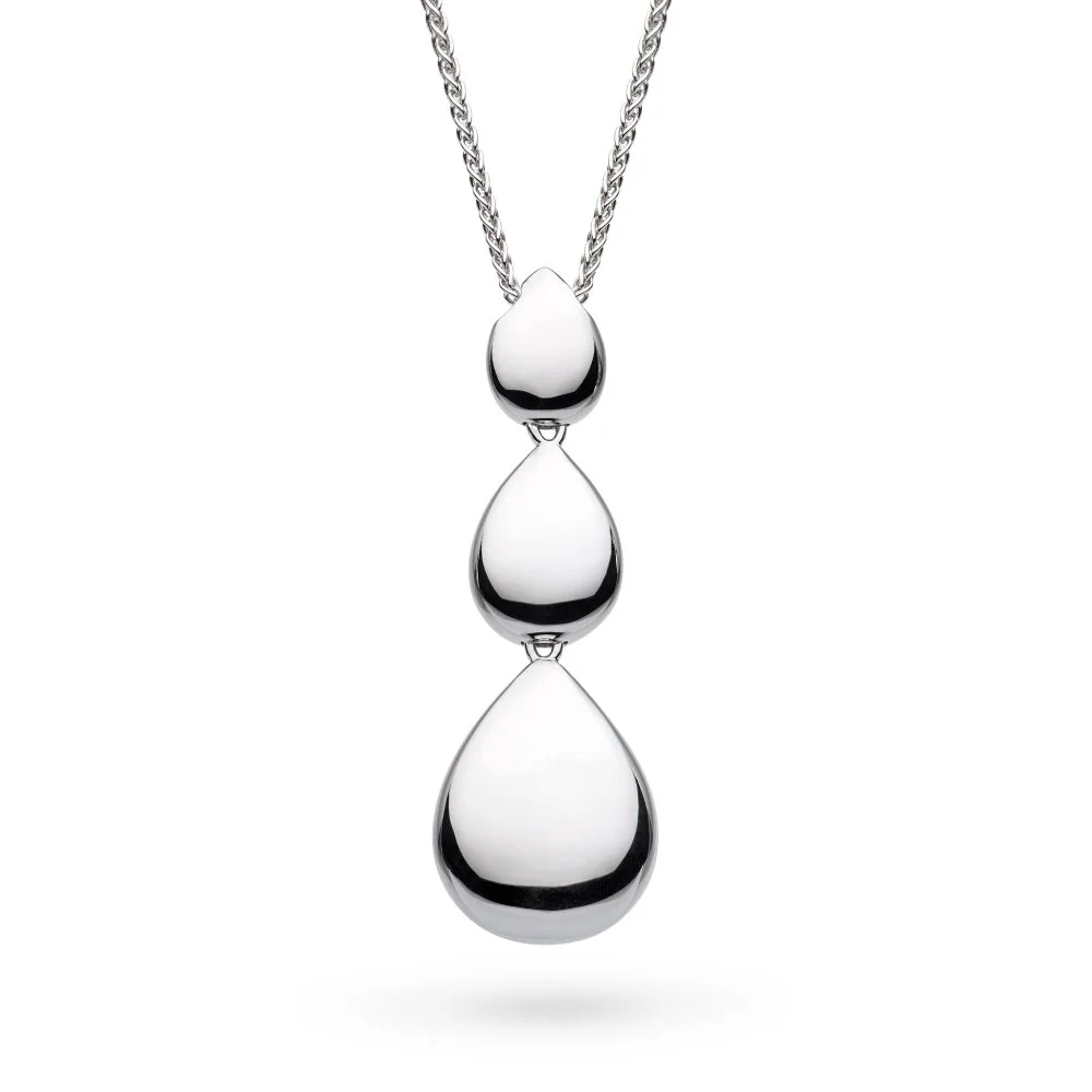 90153 Kit Heath Coast Pebble Smooth Triple Grande 16-24" Slider Necklace