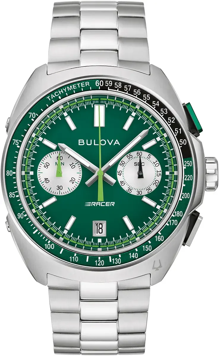98B468 Bulova Gents Racer Watch