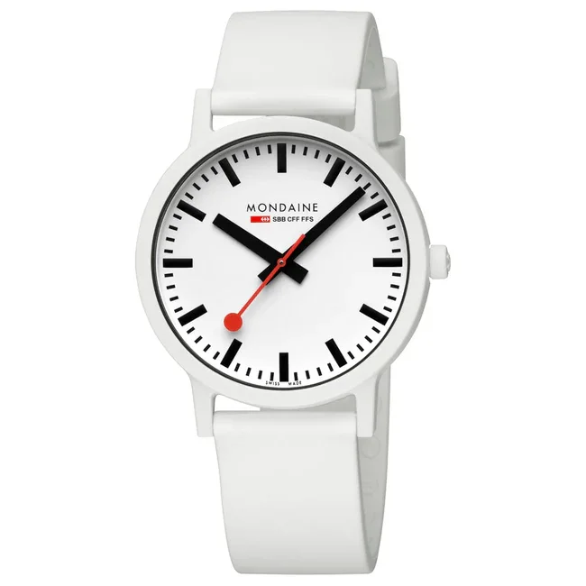MS1. 41110.RA Mondaine Essence White 41mm watch
