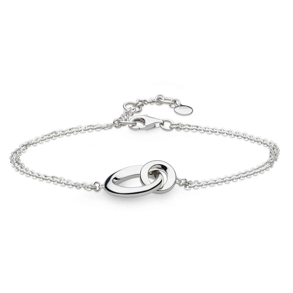 71886RP Kit Heath Bevel Cirque Link Double Chain Bracelet
