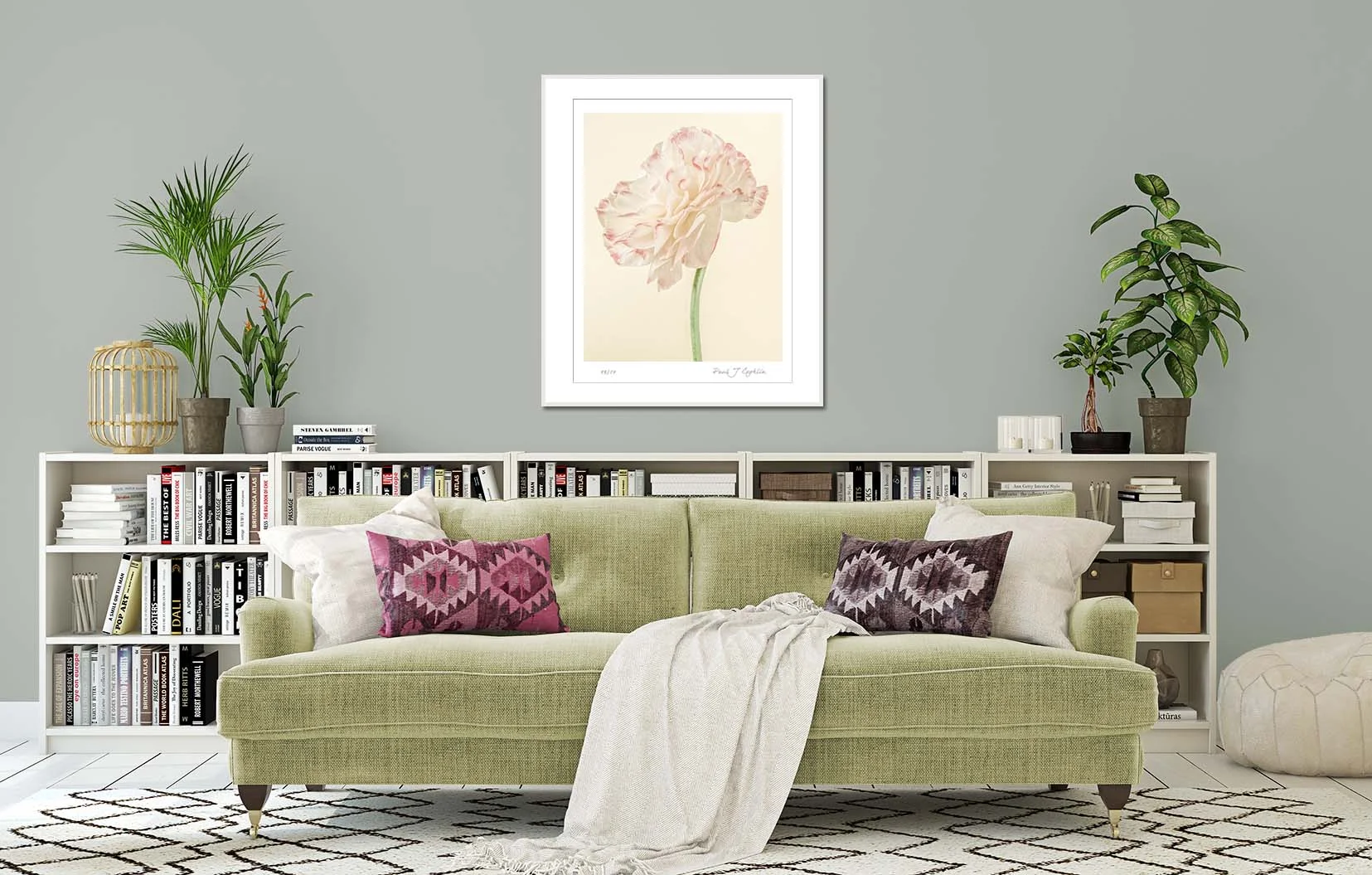 Yellow Ranunculus I. Limited edition photographic prints by fine art photographer Paul Coghlin. Botanical and floral artwork.
