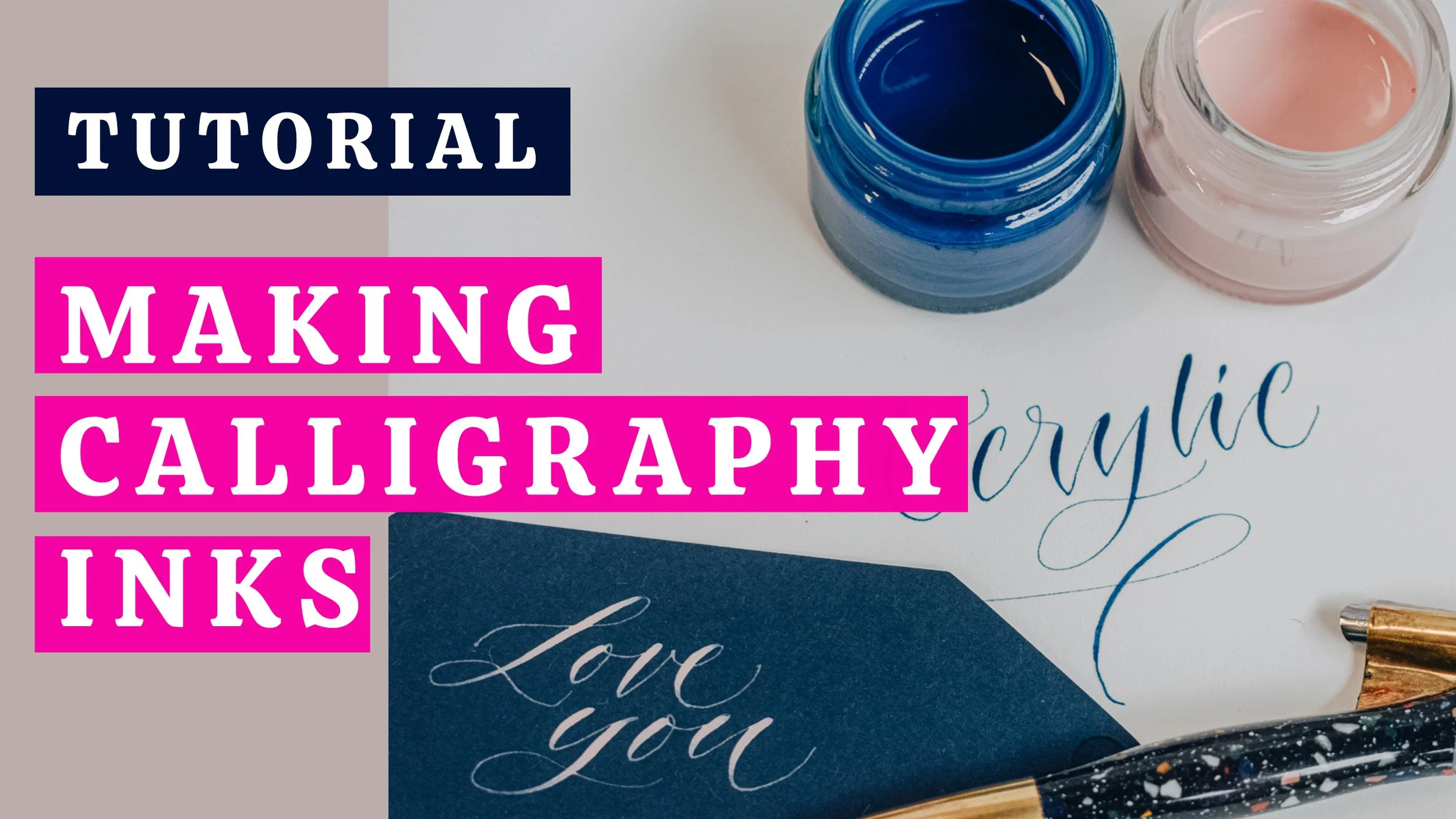 How to Make Your Own Calligraphy Ink