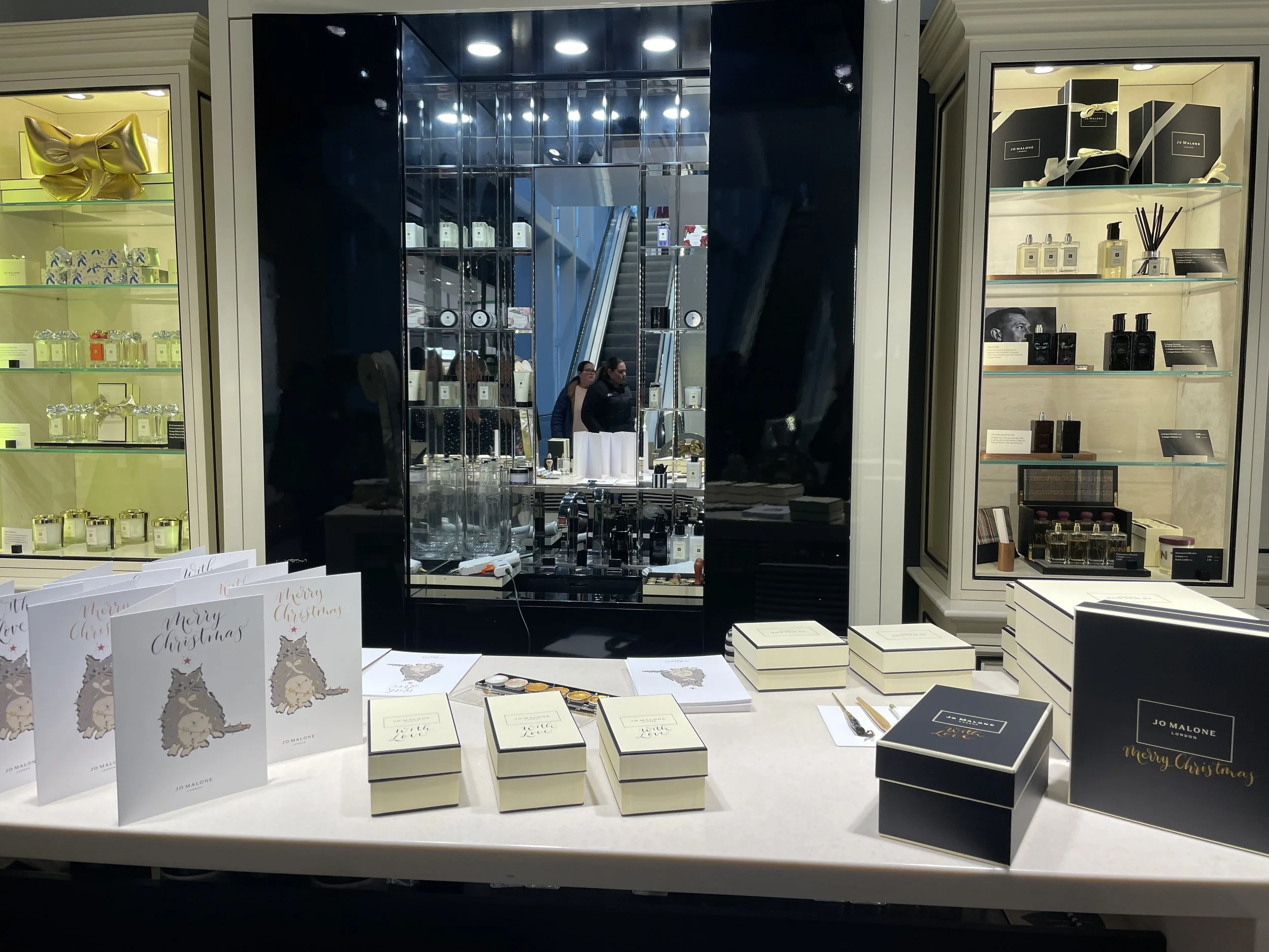 Personalising Christmas Gifting at Jo Malone with The Modern Calligraphy Company