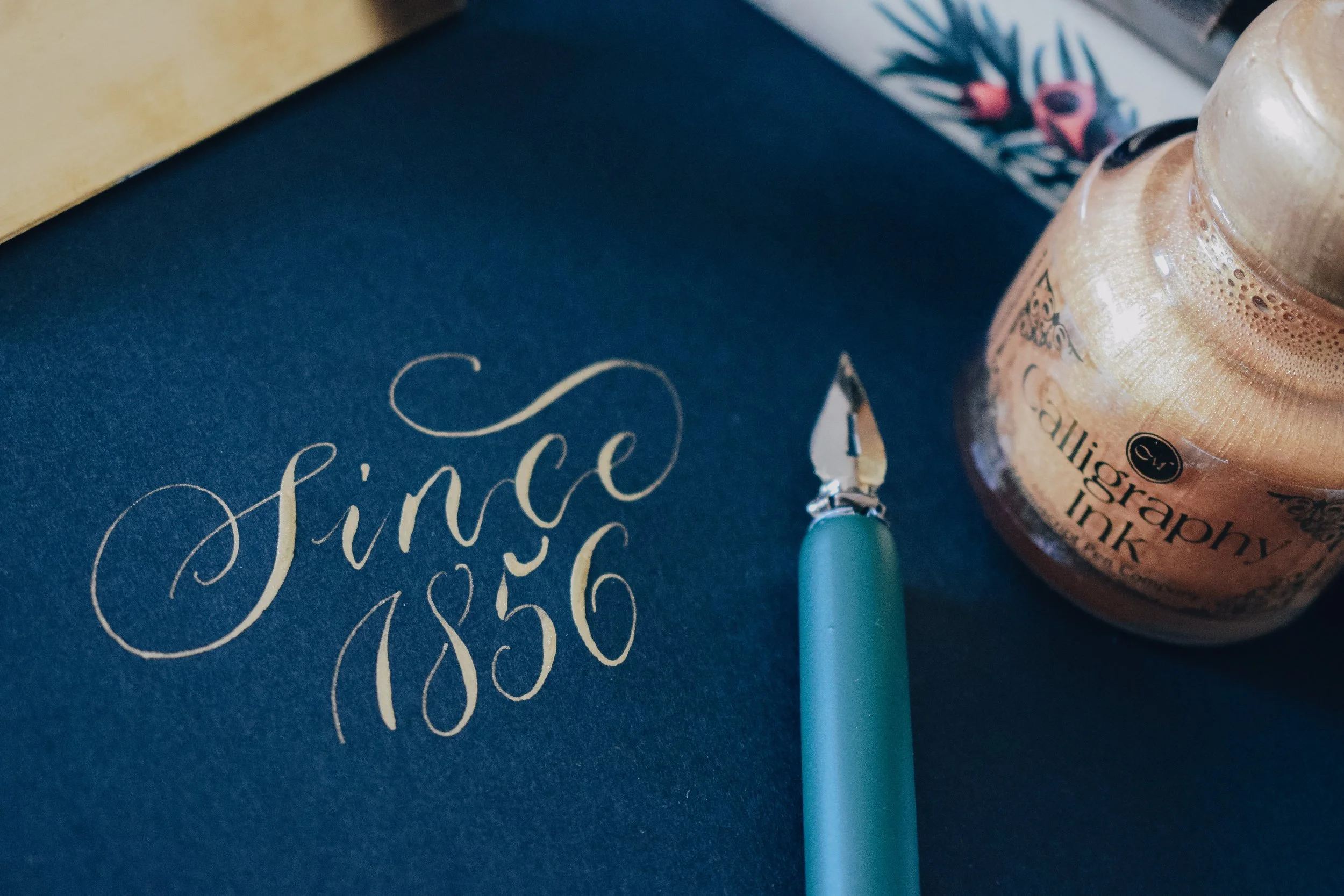 Creating Calligraphy Art in Support of the Manuscript Pen Company Rebrand