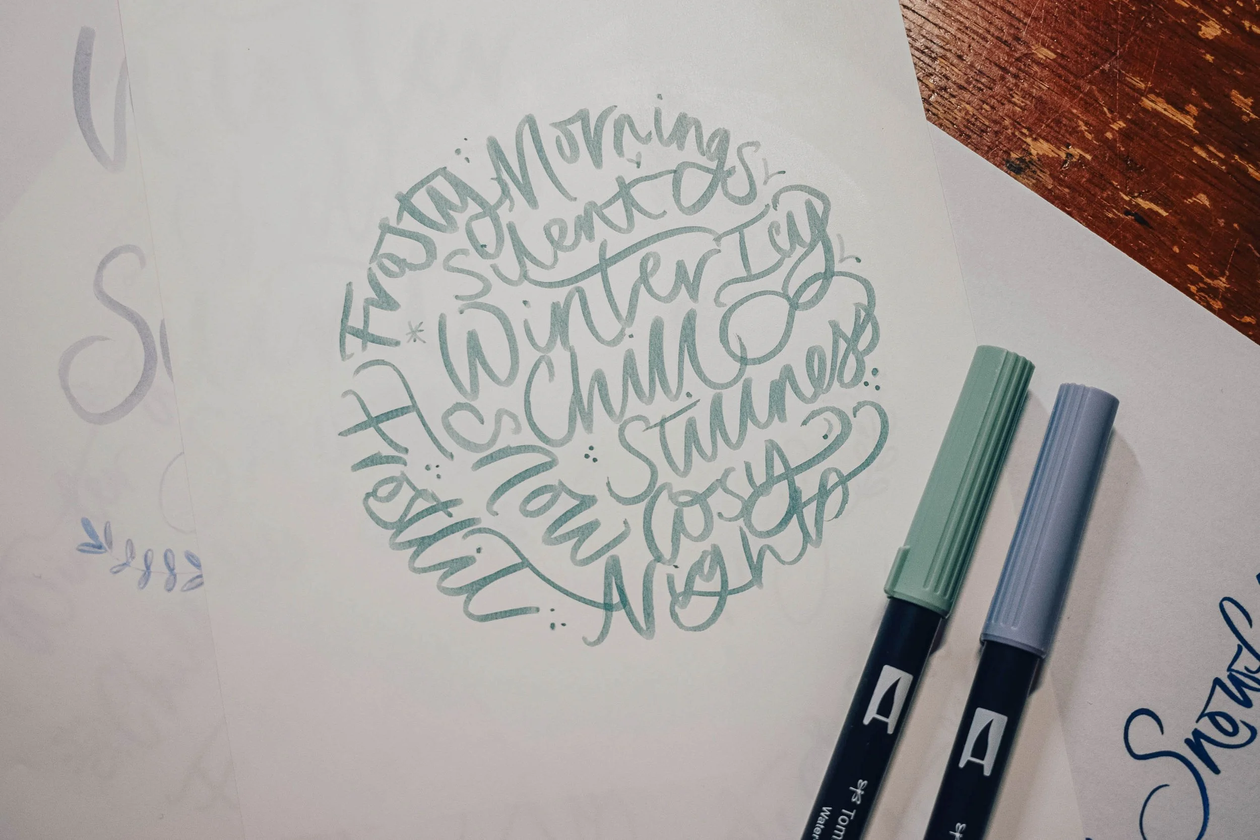 Explore what you can create with brush lettering