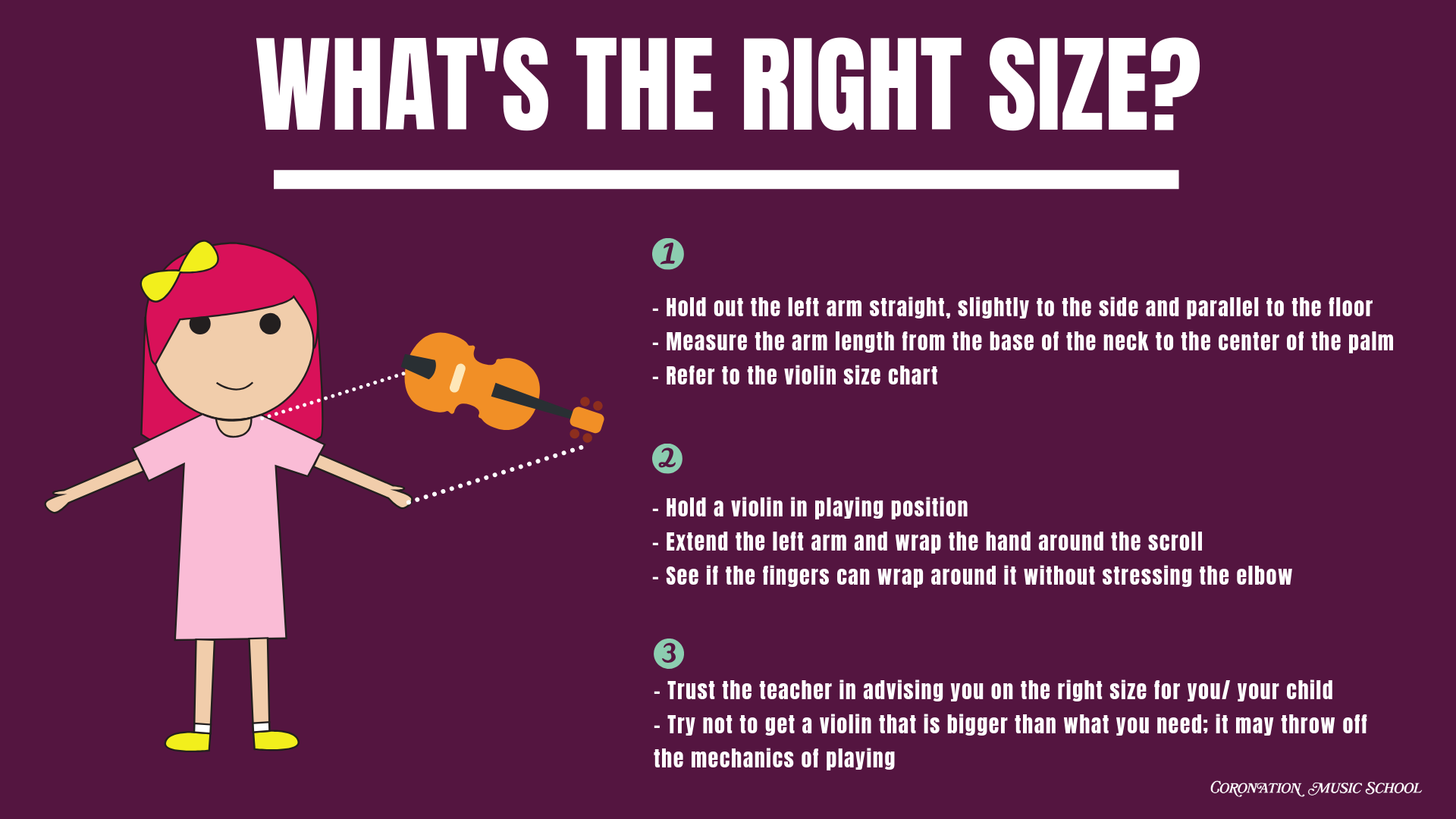 Finding the right violin size 