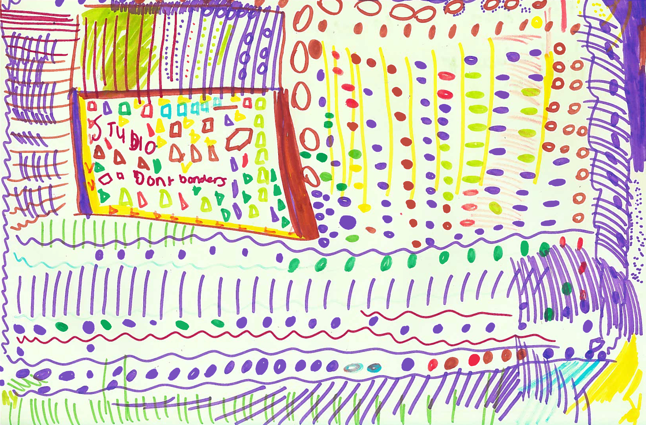 Felt tip on paper, 2019
