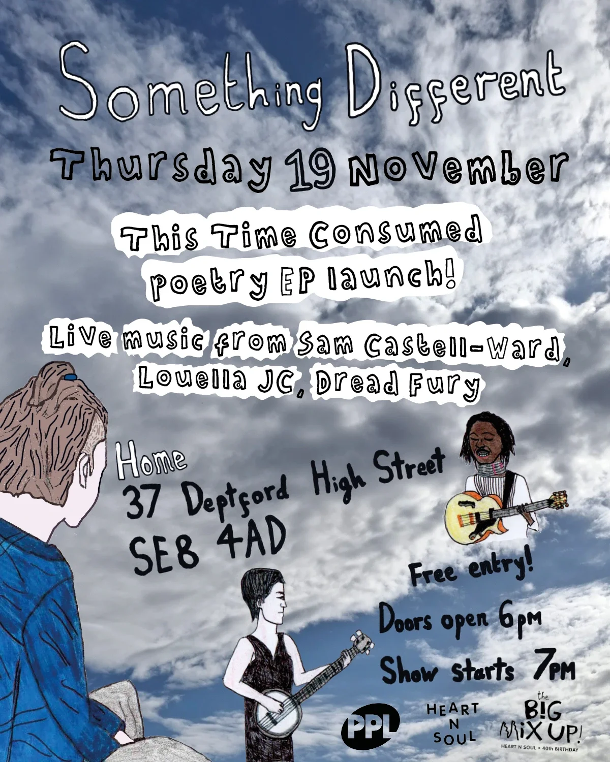 Sam Castell-Ward, ‘Something Different’ plus EP Launch