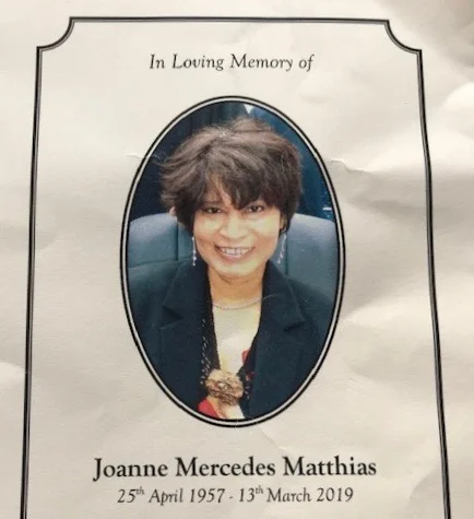 In Memory of Joanne Matthias