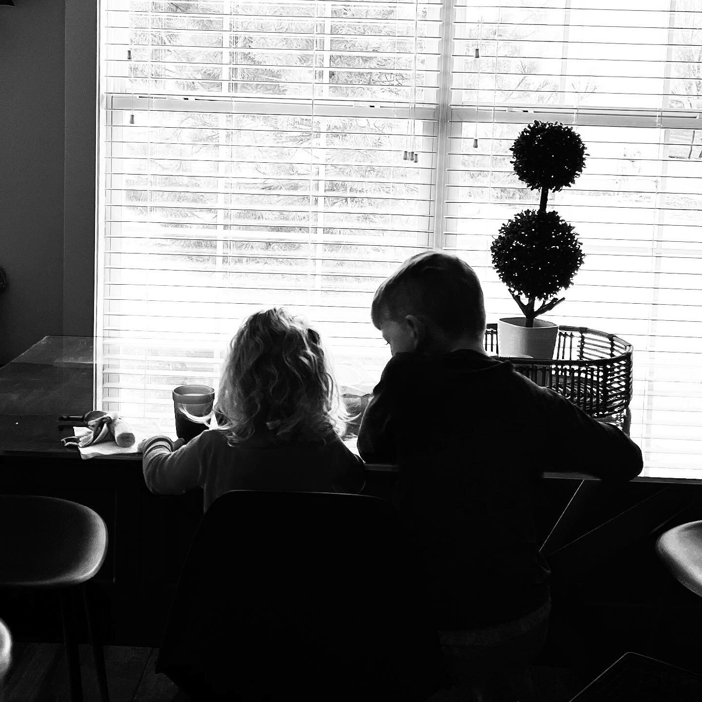 When your sister wants to sit with you for breakfast. You let her ❤️