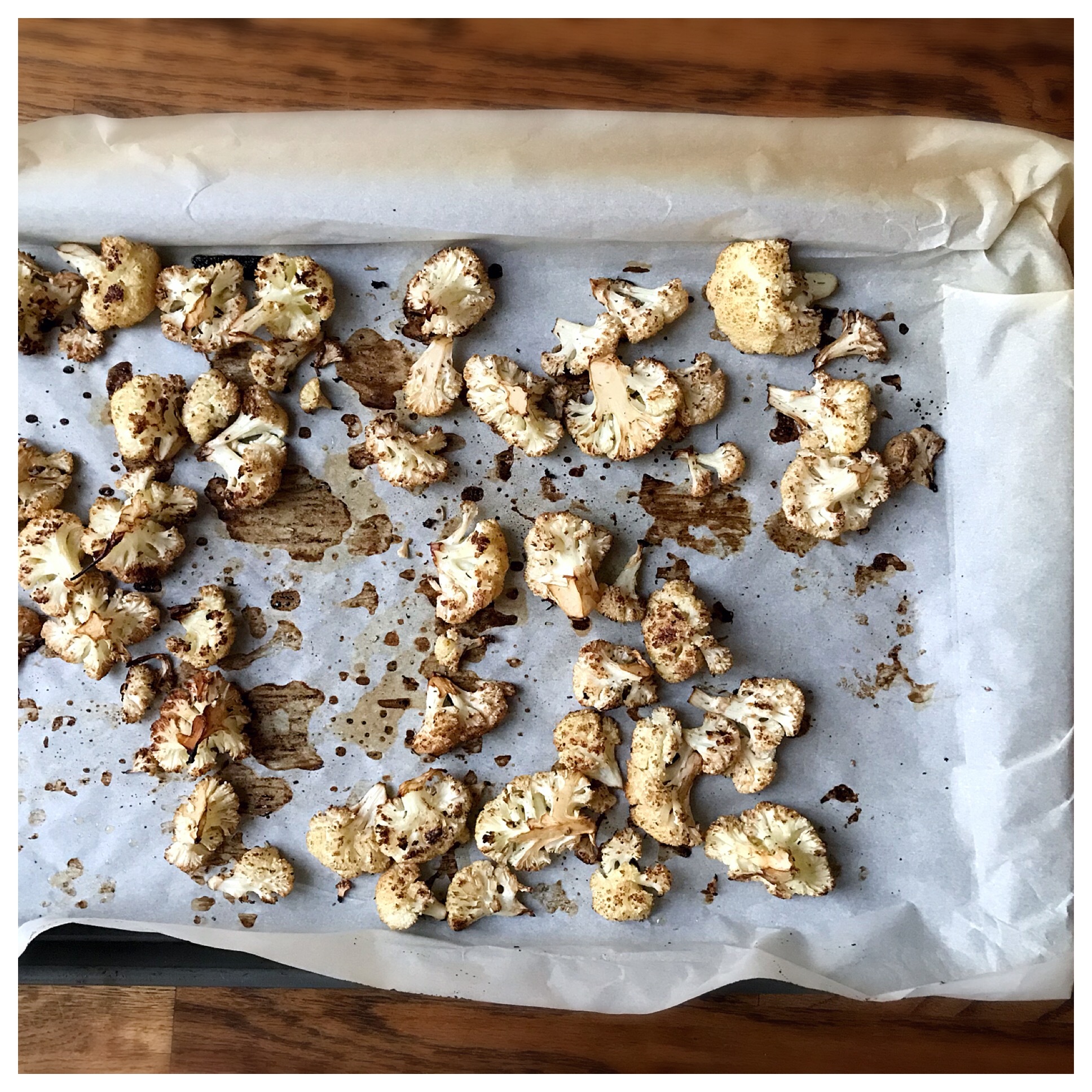 Pesto Roasted Cauliflower