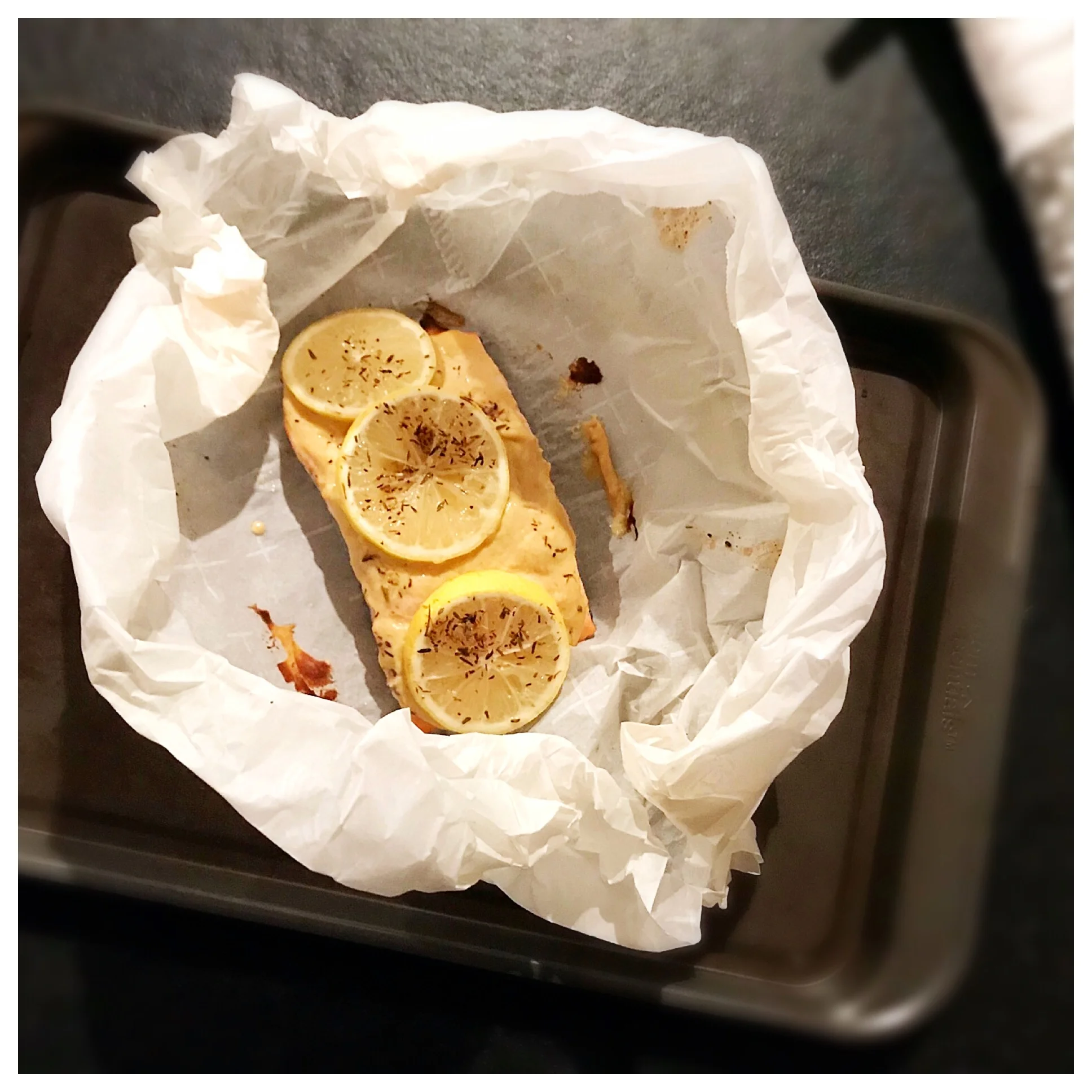 Lemon Dijon Baked Salmon